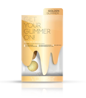 Voesh Pedi In A Box (5 Steps) Glimmer Spa Gold