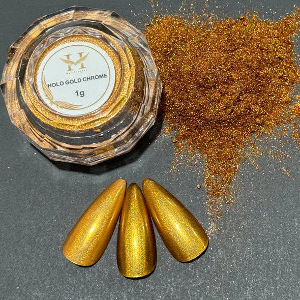 HANG Chrome Effects Powder - Holo Gold #14 1G