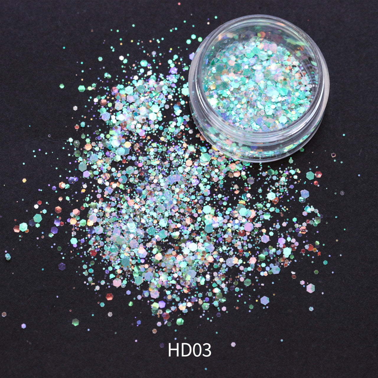 Mixed Glitter Powder Mixed - HD03