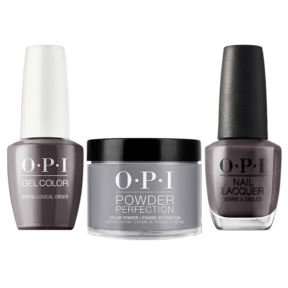 OPI 3 in 1 - I55 Krona-logical Order - Dip, Gel & Lacquer Matching