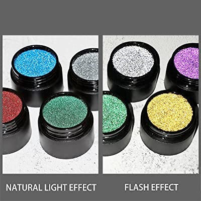 Aeon Spider Gel Party Disco 6 Colors + 3 Liner Brushes