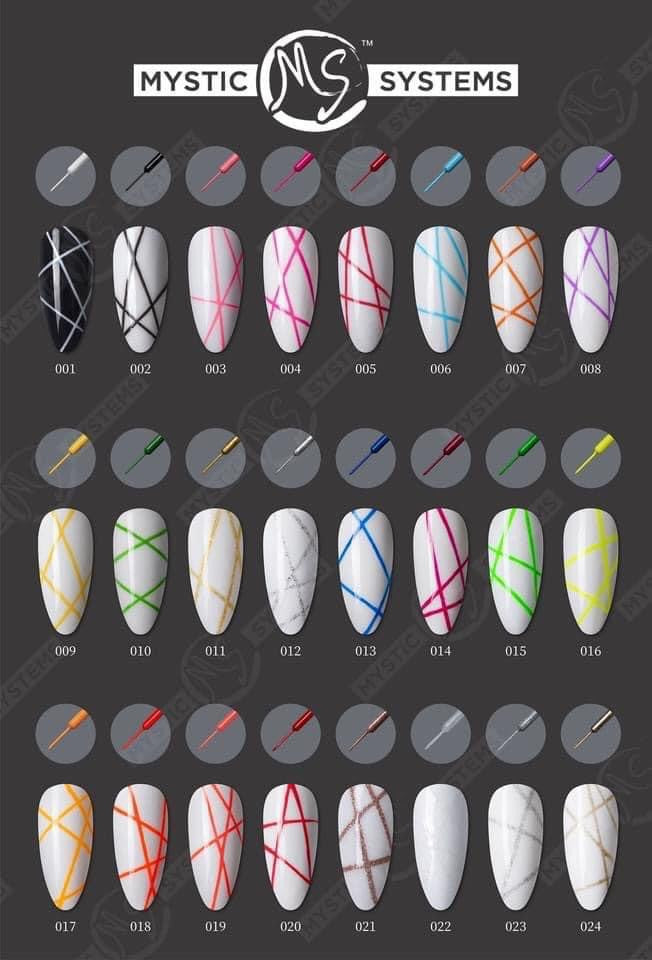 MS Line Gel Art Set 24 Colors