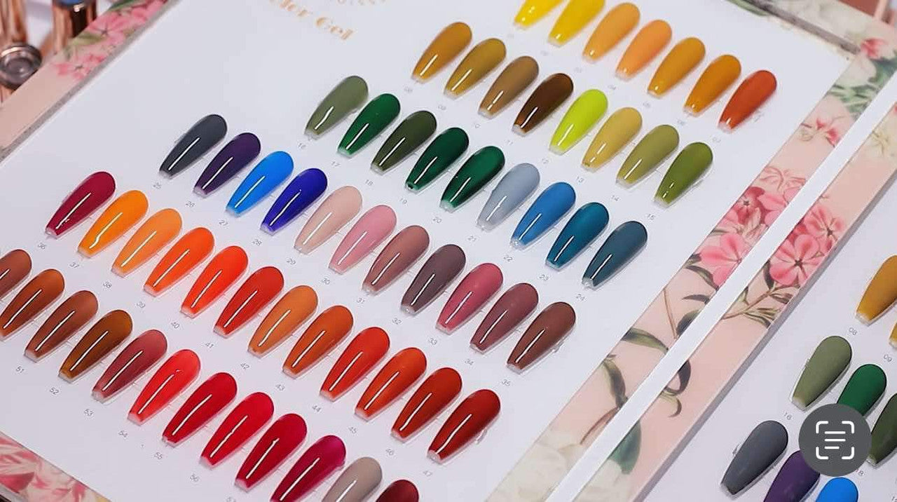 Fall Gel 60 Colors 0.5oz + Free Sample Tip