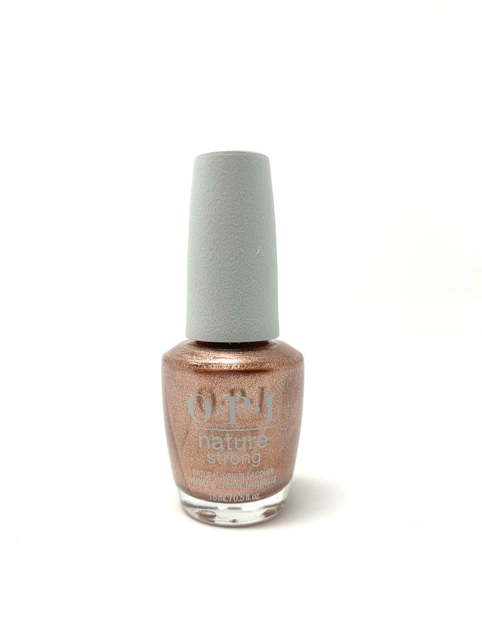OPI Nature Strong Lacquer - Intentions are Rose Gold 0.5 oz - #NAT015