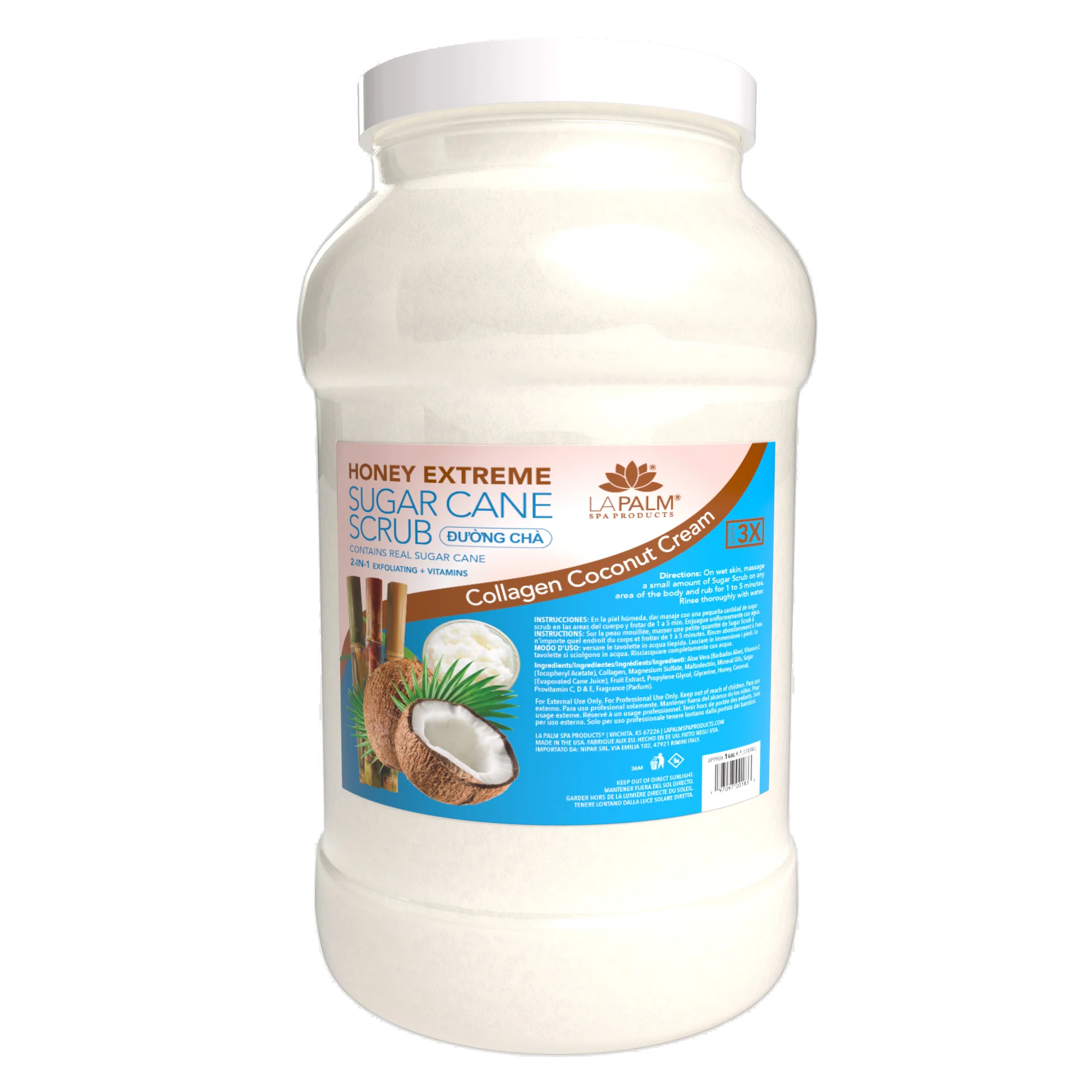 Honey Extreme Sugar Scrub Coconut Cream