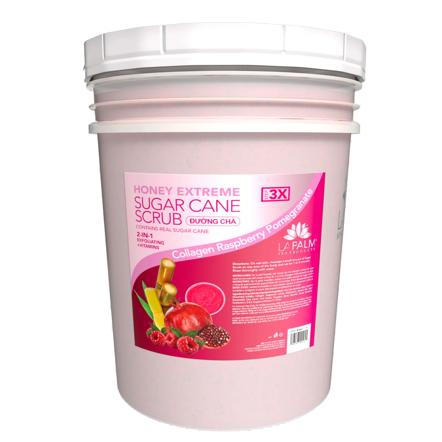 Honey Extreme Sugar Scrub Raspberry Pomegranate