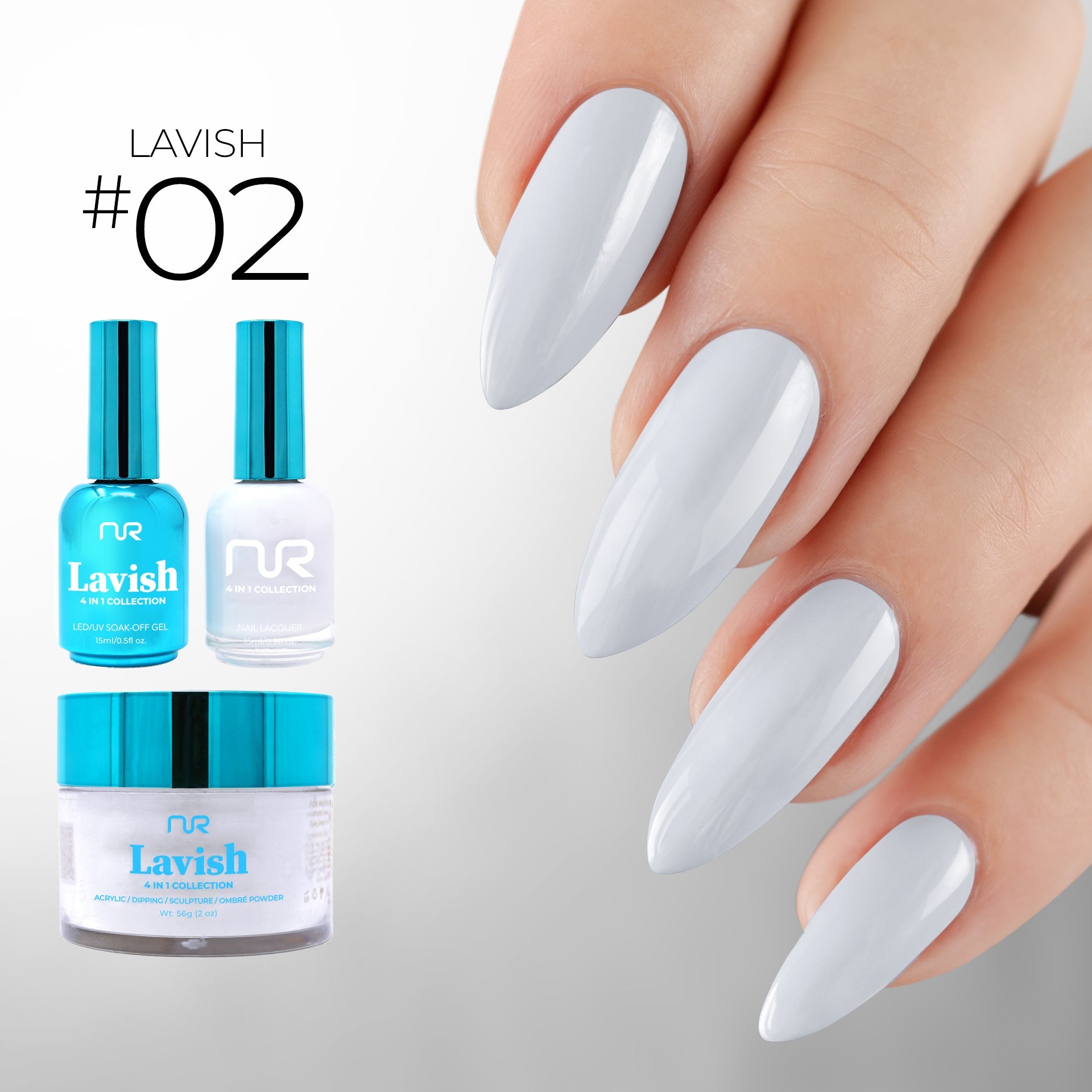 NuRevoltuion Lavish 4 in 1 #002 Snow Cloud