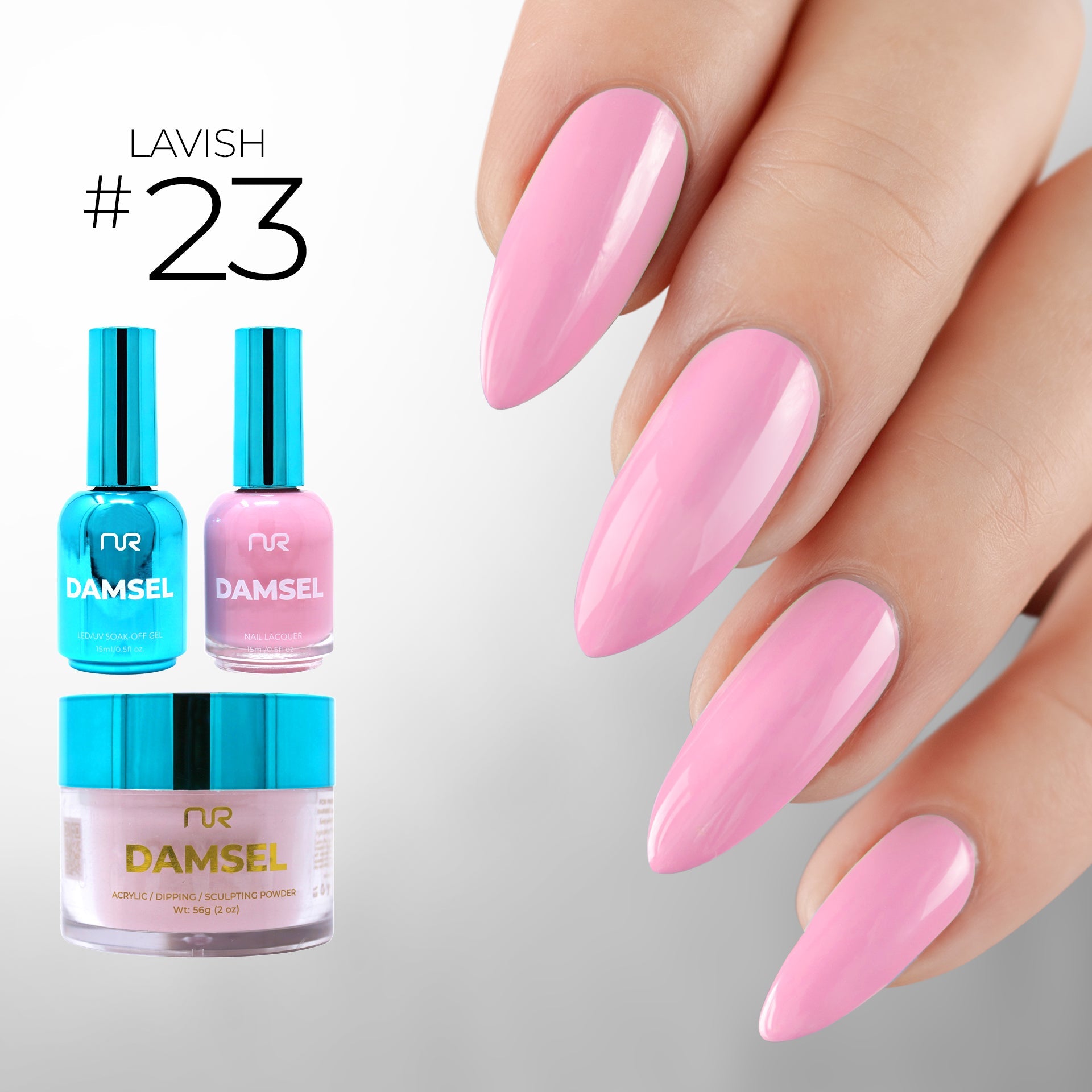 NuRevoltuion Lavish 4 in 1 #023 Carnation Pink