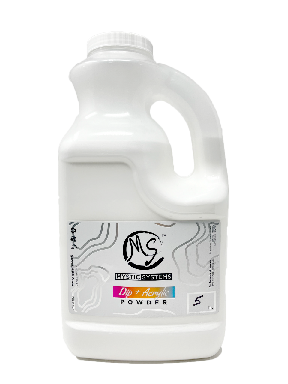 MS Dip & Acrylic Powder 5lbs - Crystal Clear