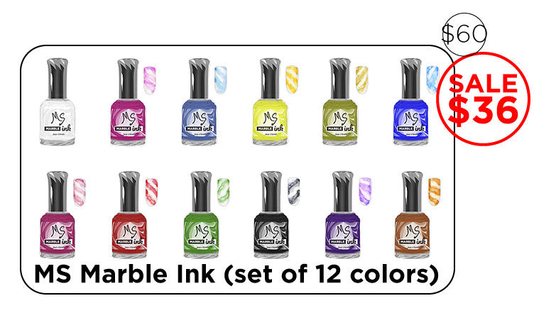 Ms Marble Ink (set of 12 colors)