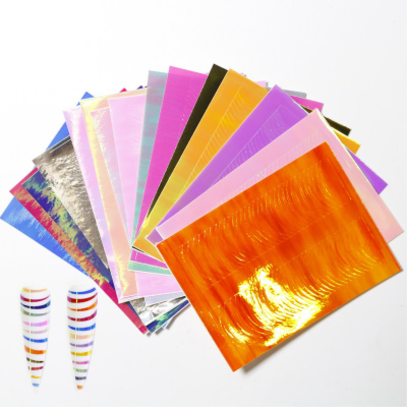 STRIPE FOIL 16COLORS/BAG