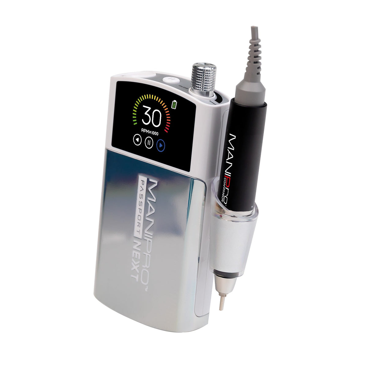 Kupa MANIPro Passport Next Complete - White/Unicorn Jacket + Companion Handpiece Set