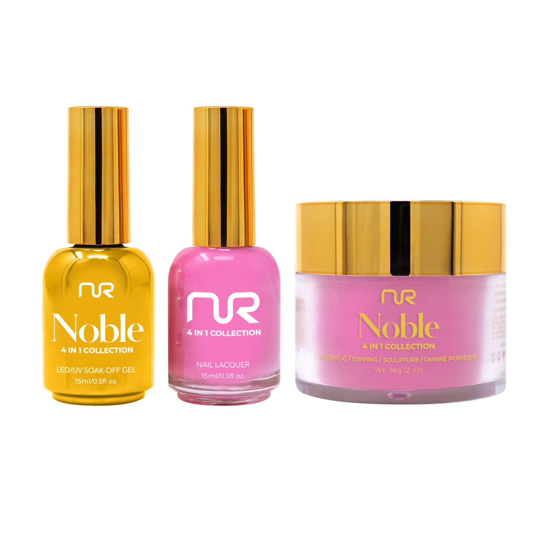 NuRevolution Noble 4 in 1 #008 Pink Paradise