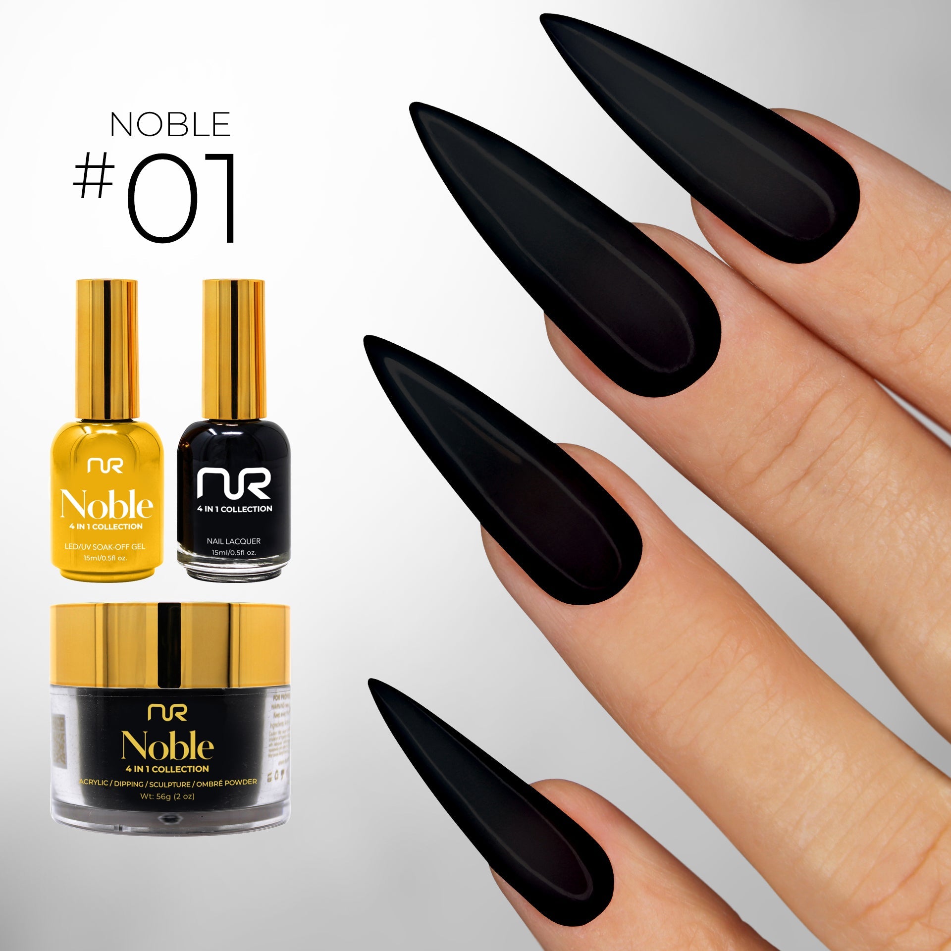 NuRevolution Noble 4 in 1 #001 Midnight Magic