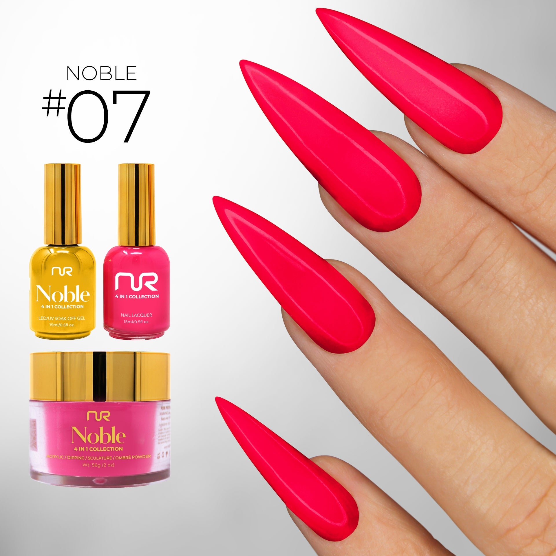 NuRevolution Noble 4 in 1 #007 Bubblegum Bliss