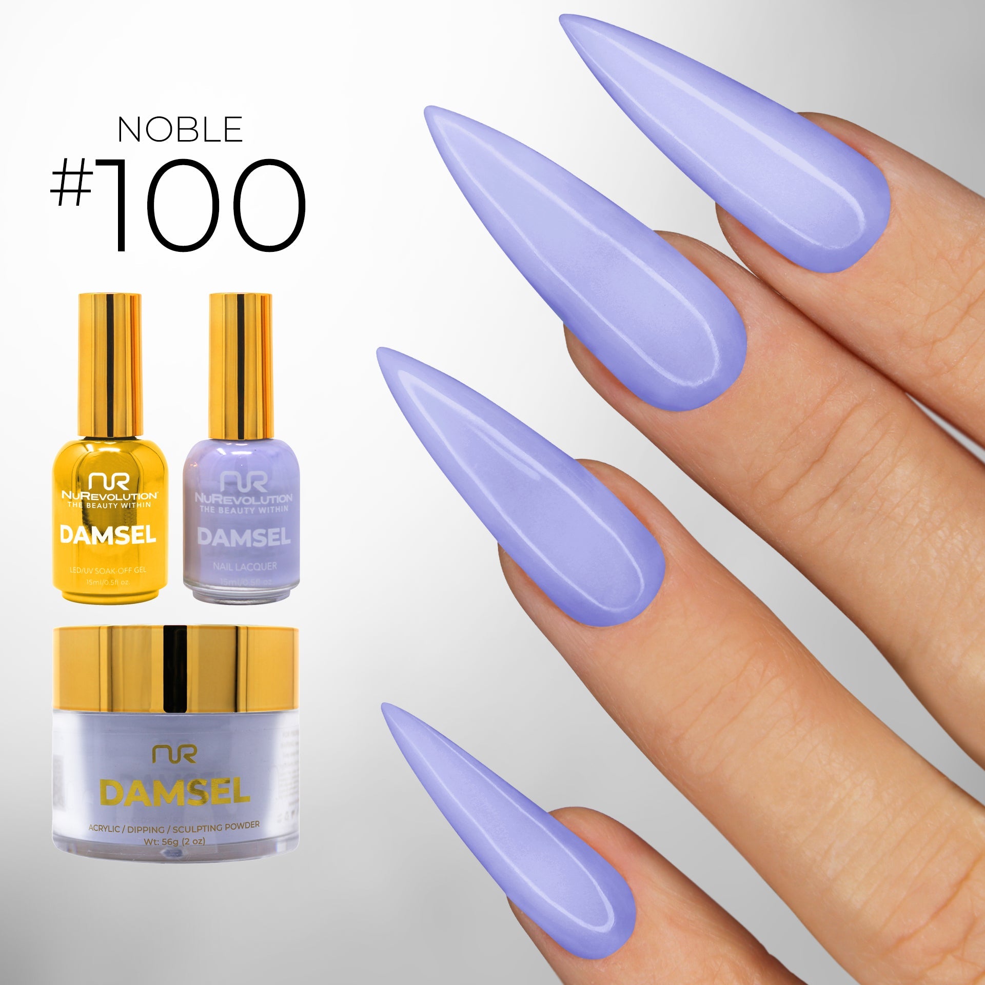 NuRevolution Noble 4 in 1 #100 Lilac Haze