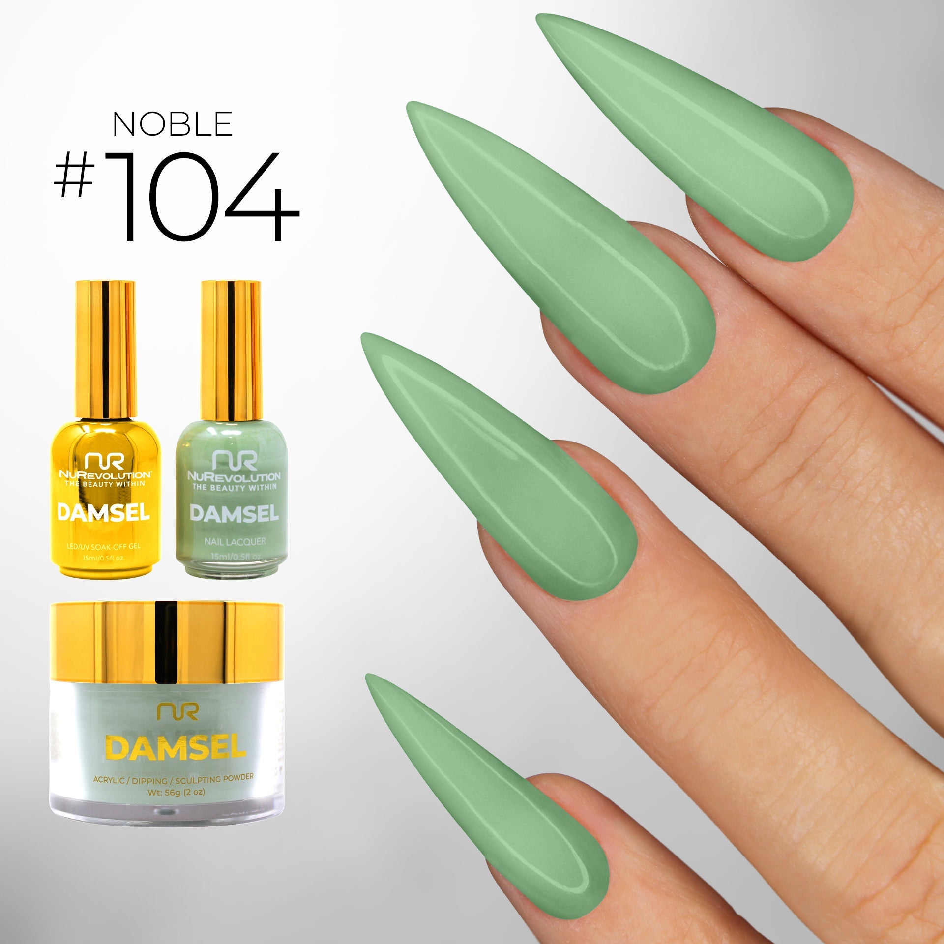 NuRevolution Noble 4 in 1 #104 Jewel Green