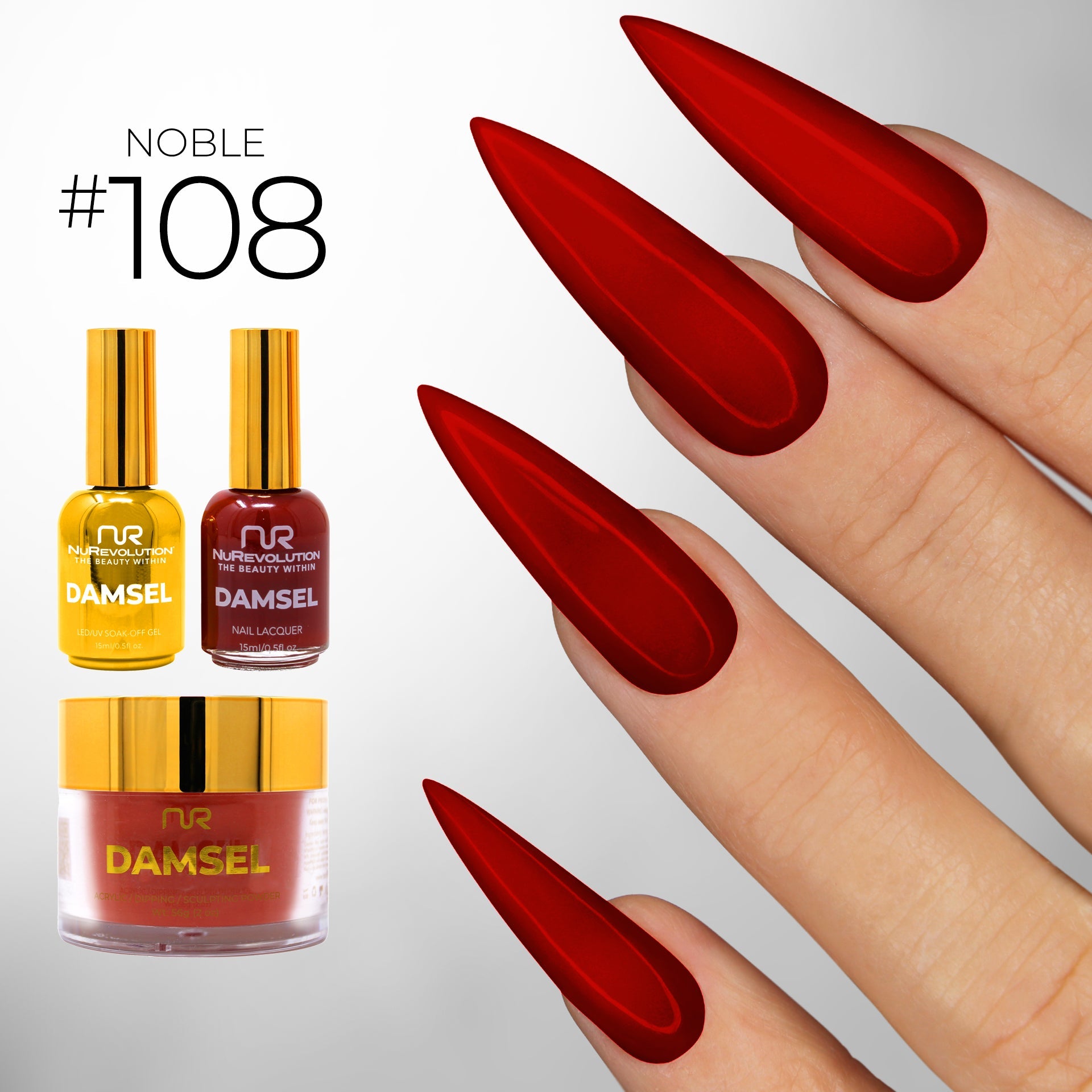 NuRevolution Noble 4 in 1 #108 Burgundy Bliss