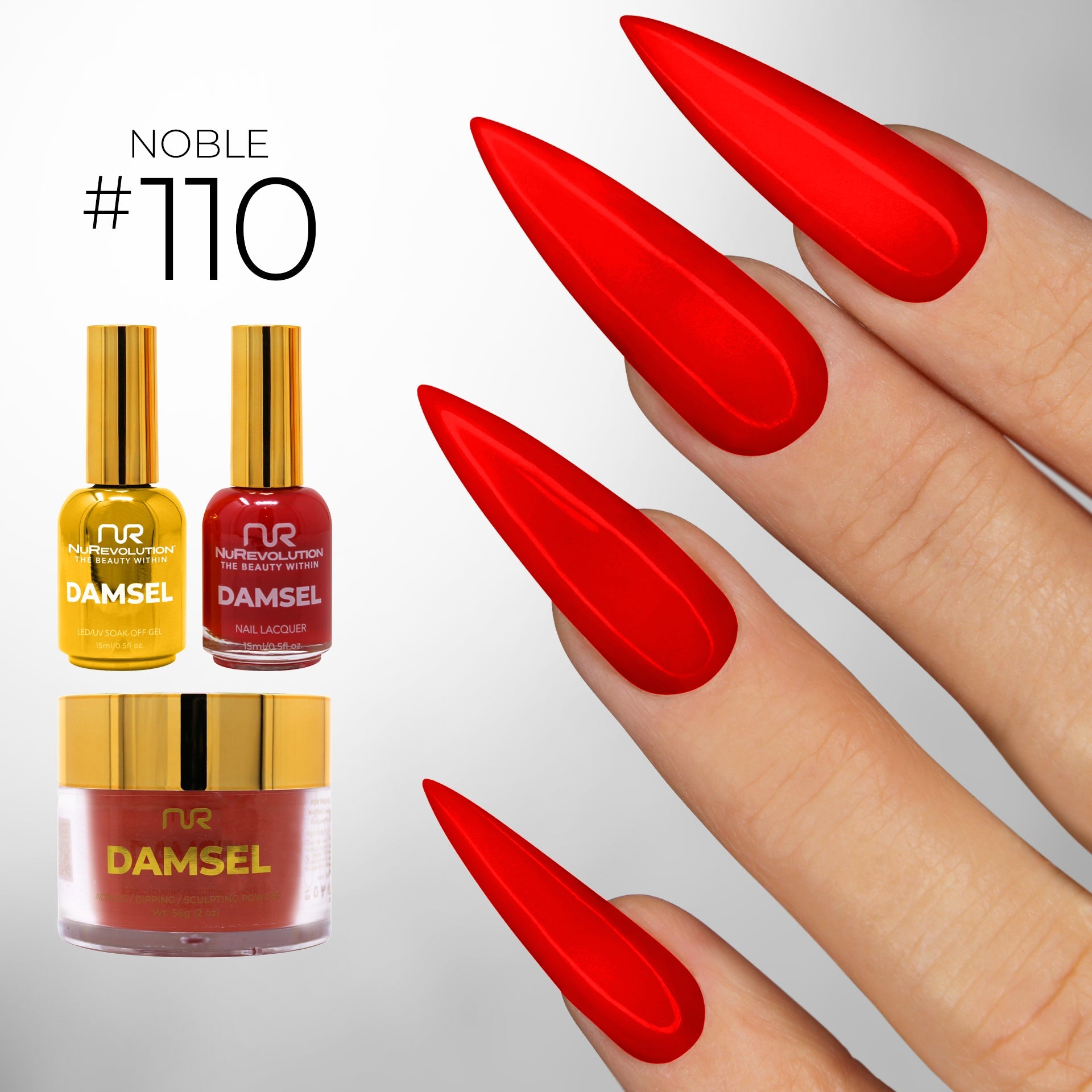 NuRevolution Noble 4 in 1 #110 Scarlet Splendor