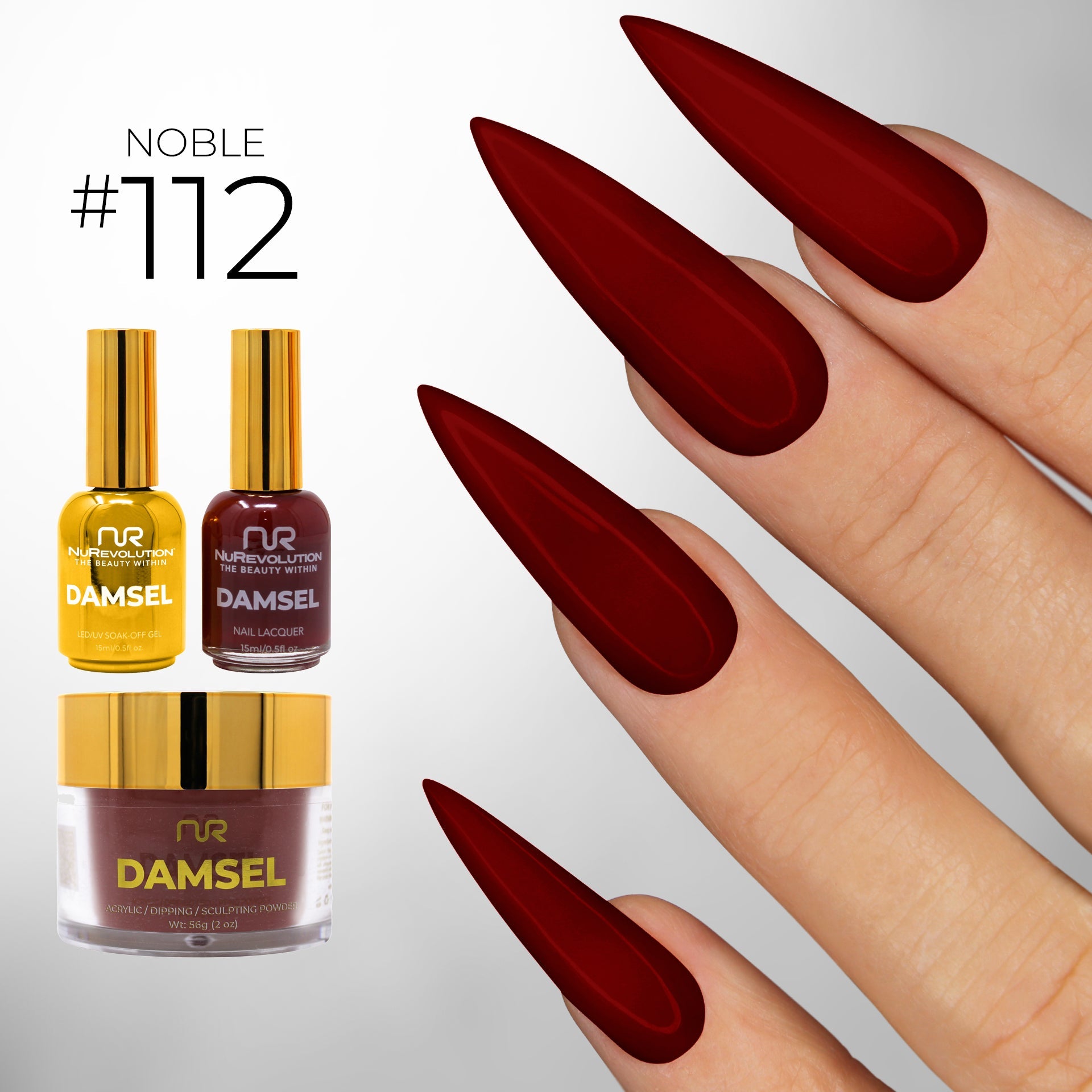 NuRevolution Noble 4 in 1 #112 Garnet Glory