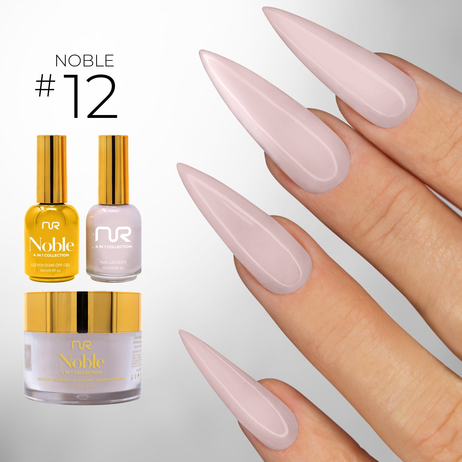 NuRevolution Noble 4 in 1 #012 Bare Essentials