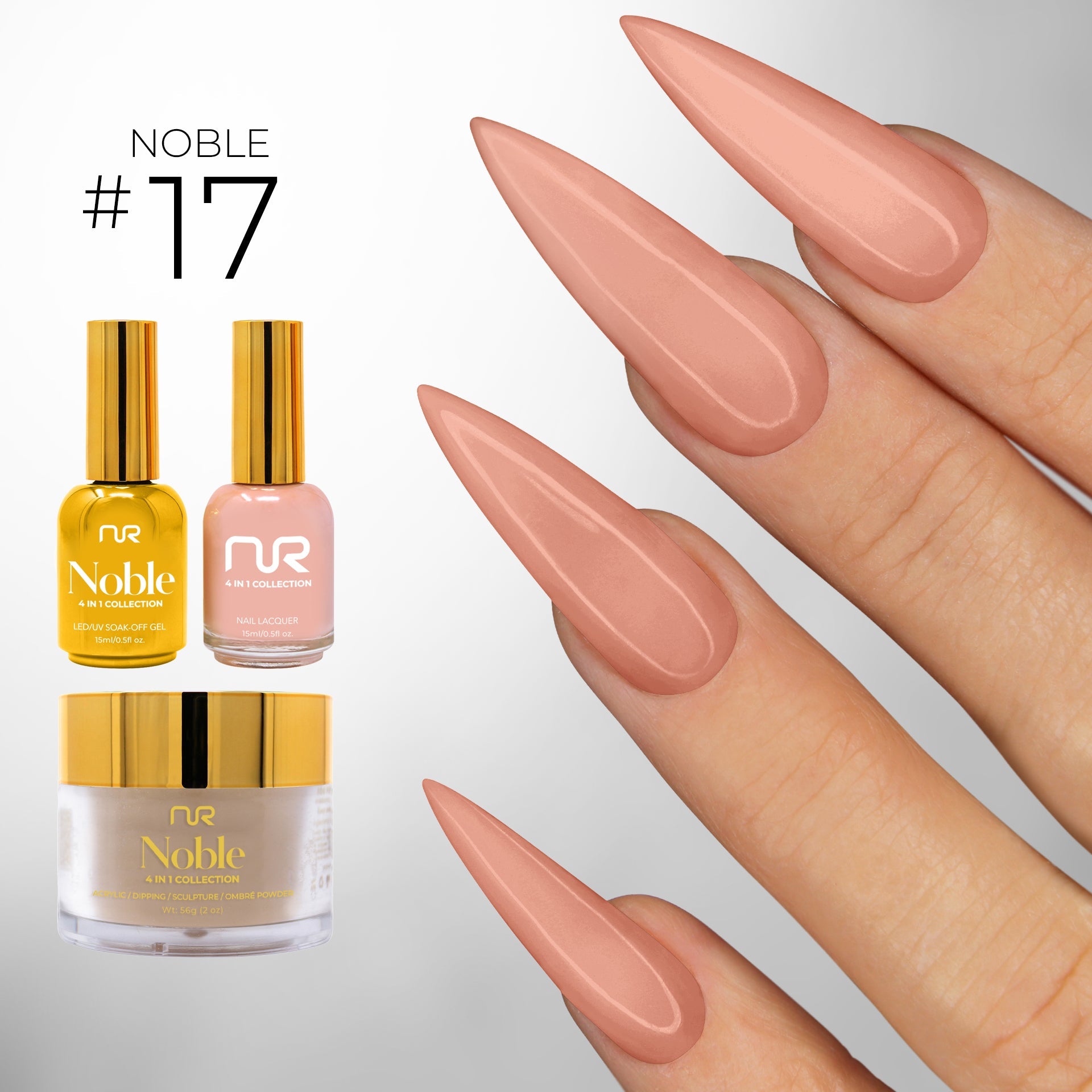 NuRevolution Noble 4 in 1 #017 Golden Goddness