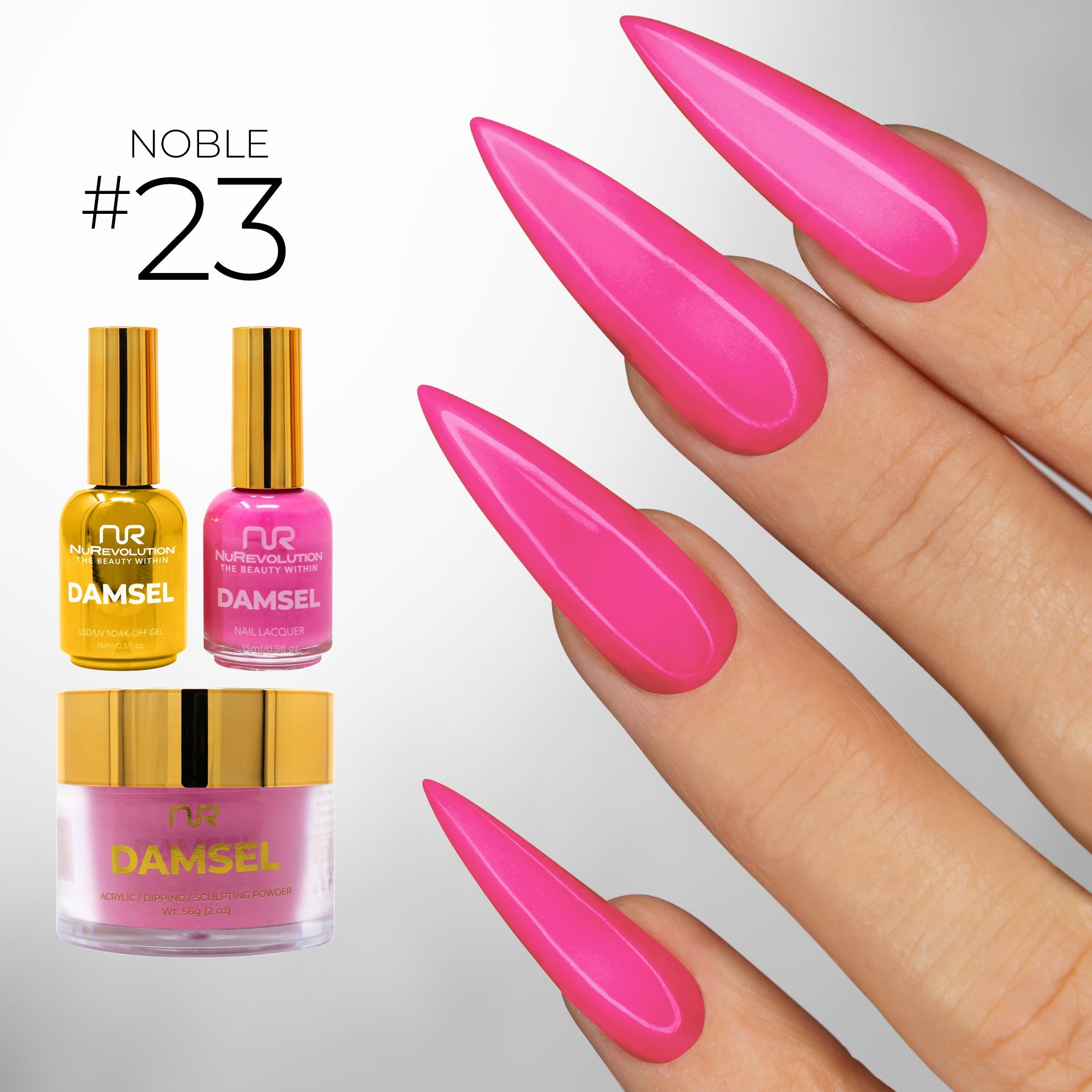 NuRevolution Noble 4 in 1 #023 Fuchsia Fever