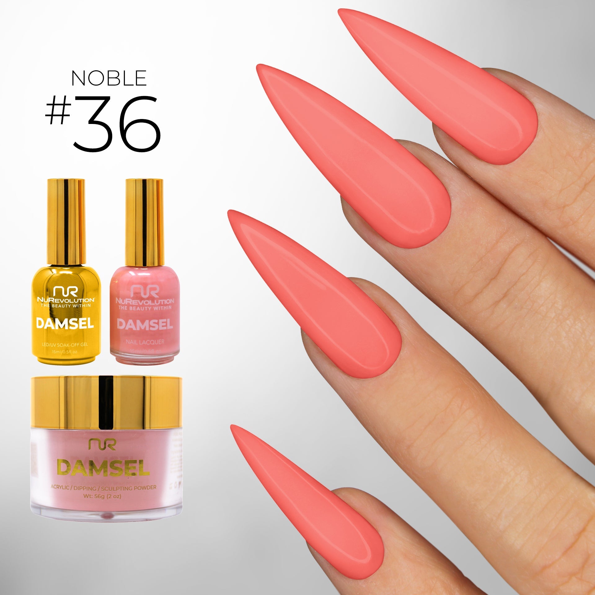 NuRevolution Noble 4 in 1 #036 Peach Paradise