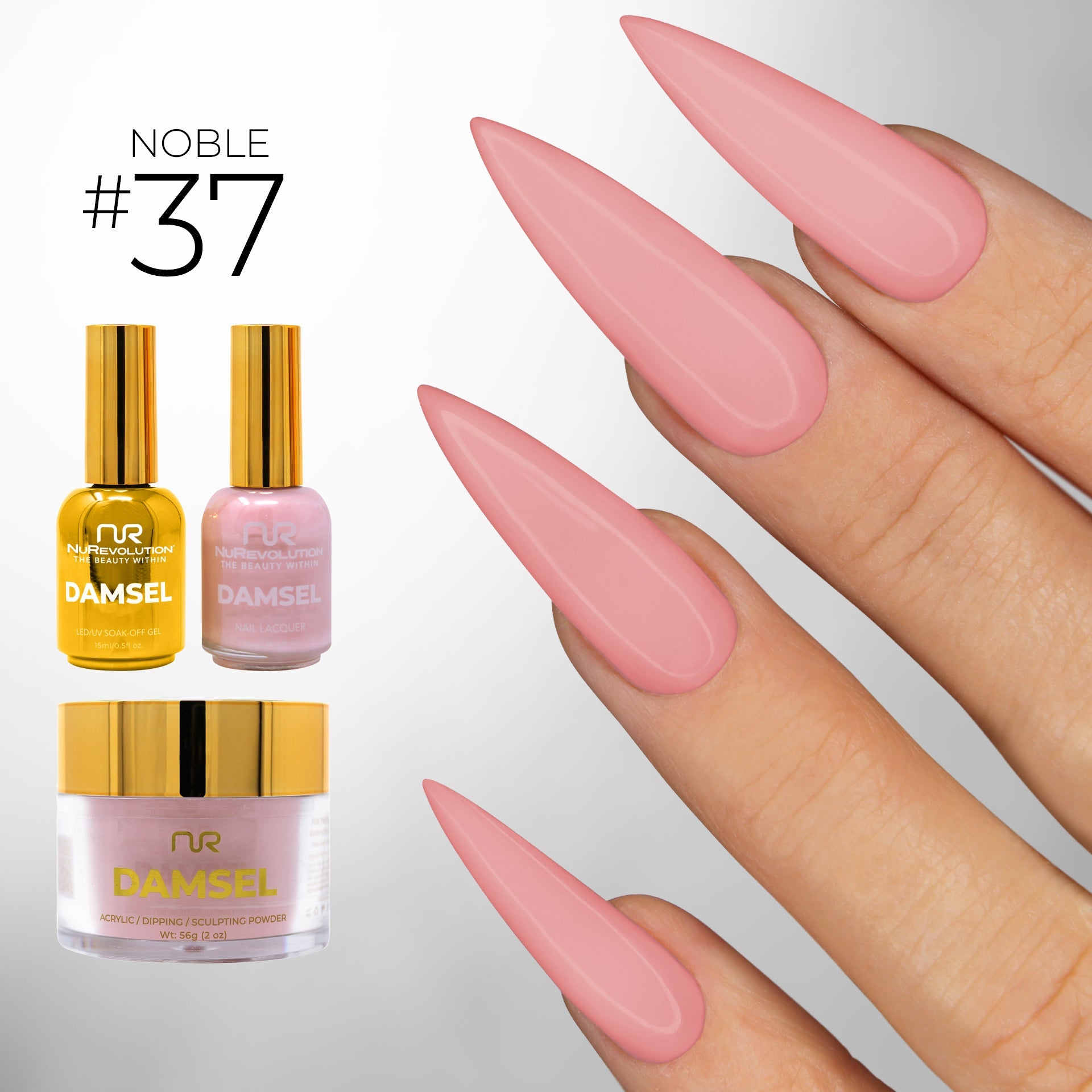 NuRevolution Noble 4 in 1 #037 Blushing Beauty