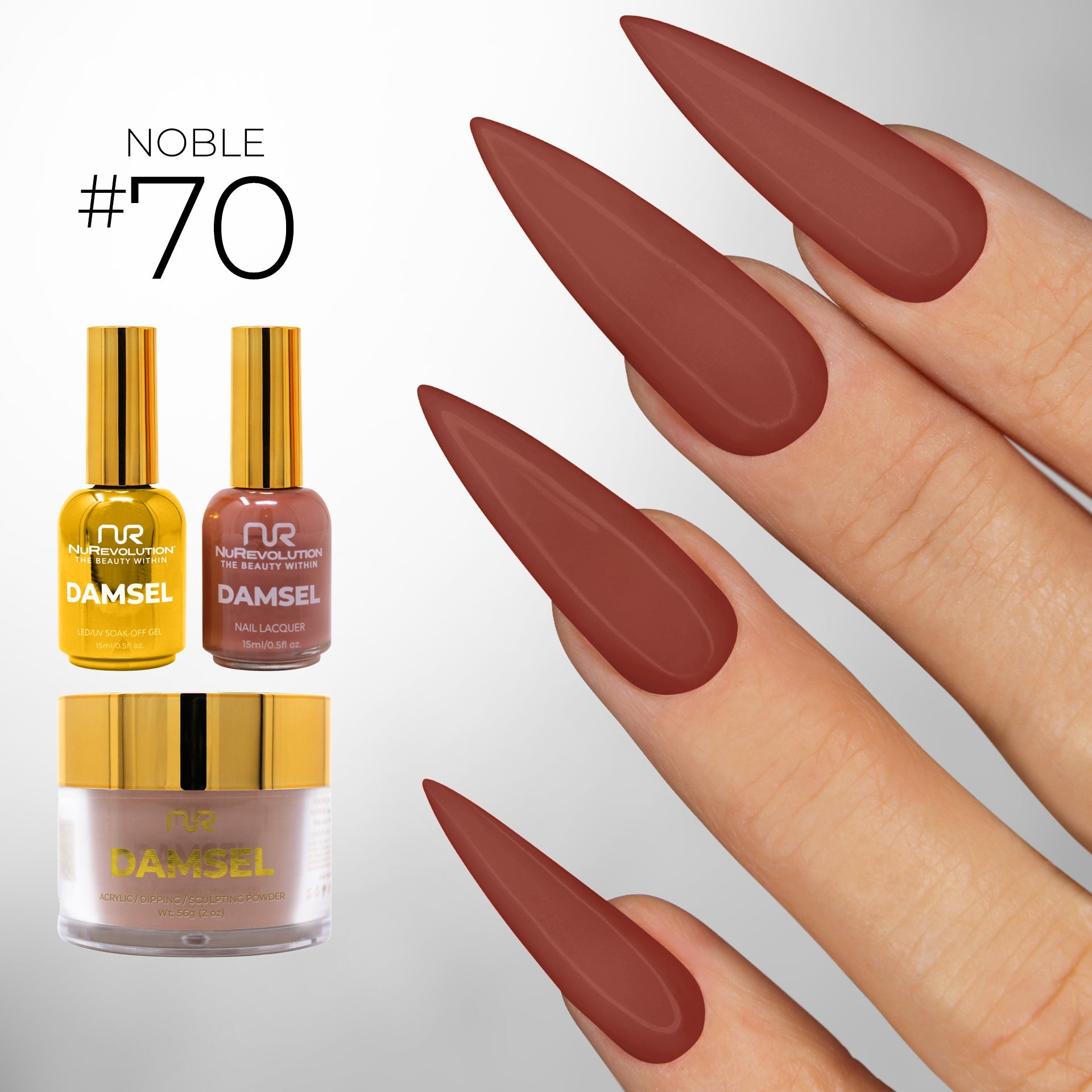 NuRevolution Noble 4 in 1 #070 Cinnamon Spice