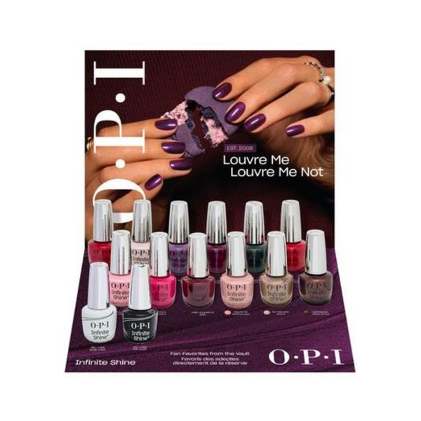 OPI Fall 2026 Infinite Shine 14pc Vac Tray Display 14PC Vault Must-Haves #ISDF009
