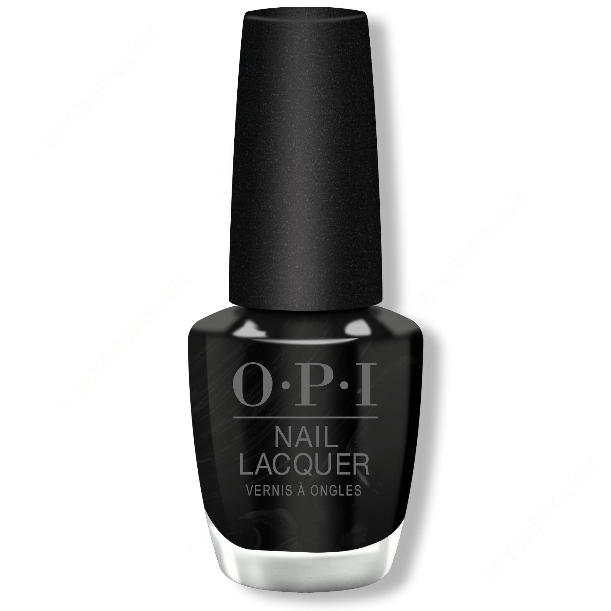 OPI Nail Lacquer - Black Onyx 0.5 oz - #NLT02