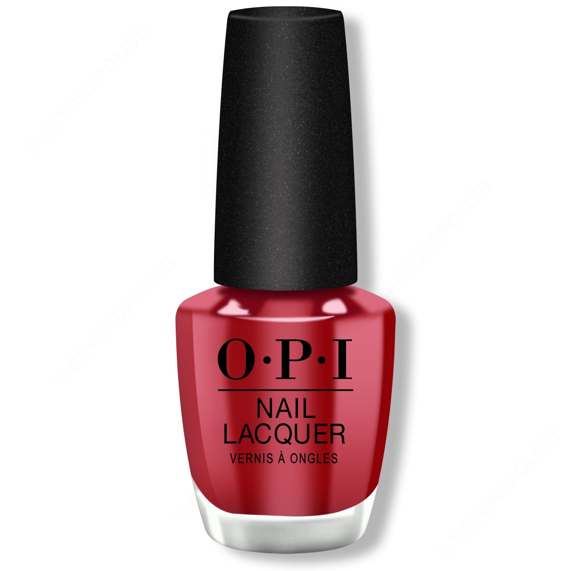 OPI Nail Lacquer - Red Hot Rio 0.5 oz - #NLA70