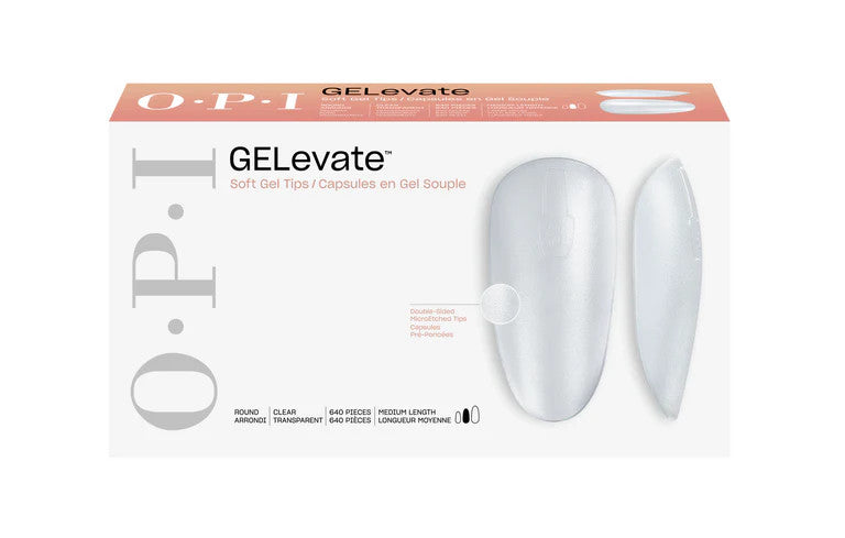 OPI GELevate Soft Gel Extension Tips 640pcs - Round
