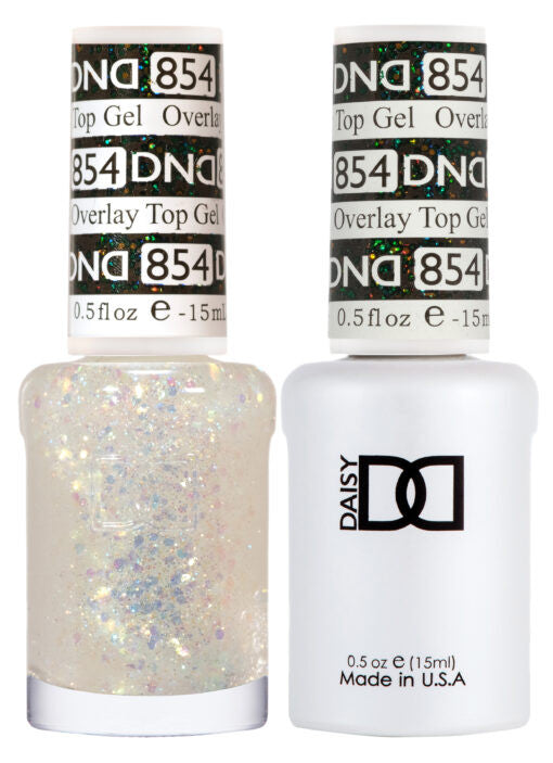 DND Duo Overlay Top Gel #854