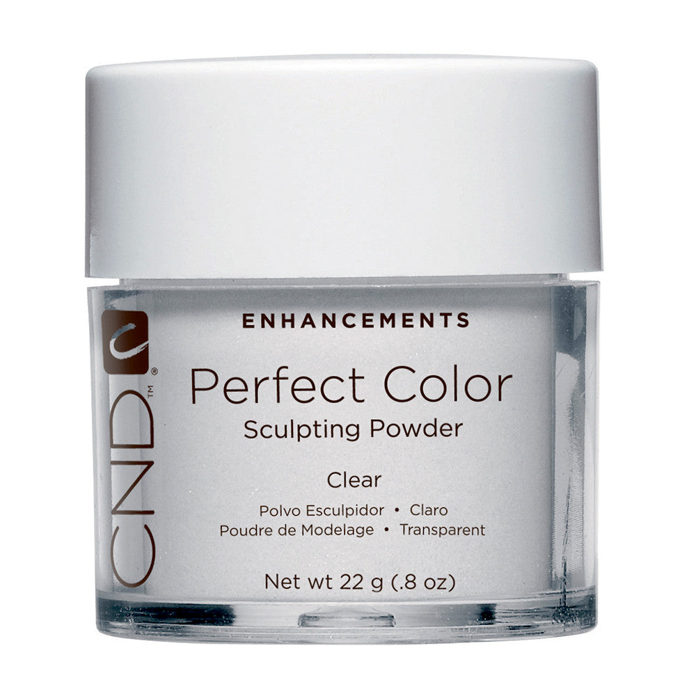 CND - PERFECT COLOR SCULPTING POWDERS - CLEAR 0.8 Oz. / 22 g