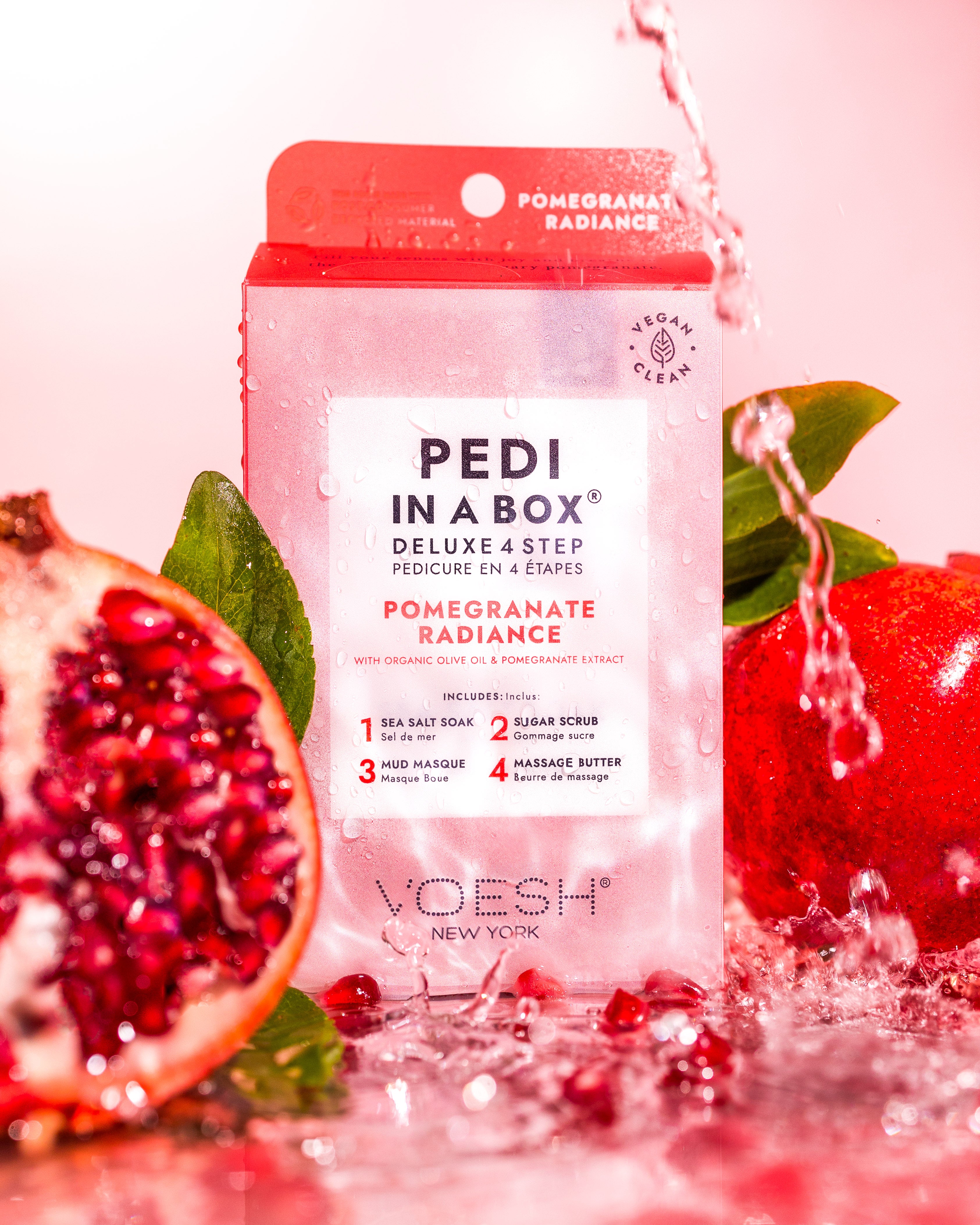 Voesh 4 in 1 PediBox Pomegranate