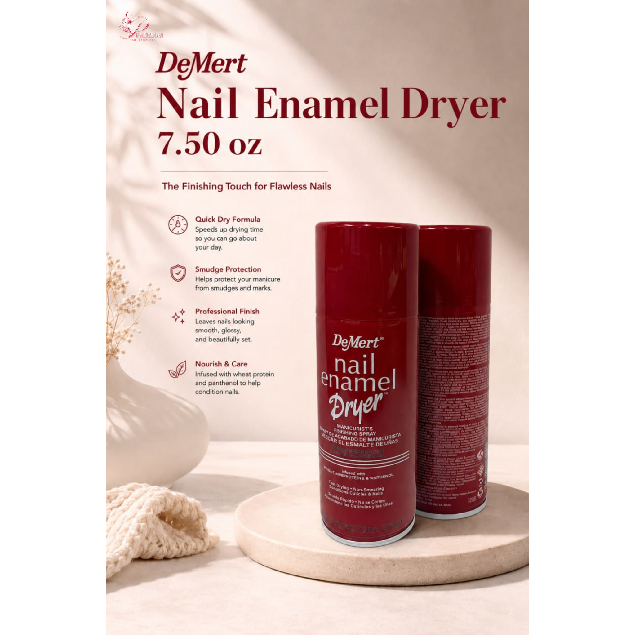 DeMert - Nail Enamel Dryer 7.50 oz