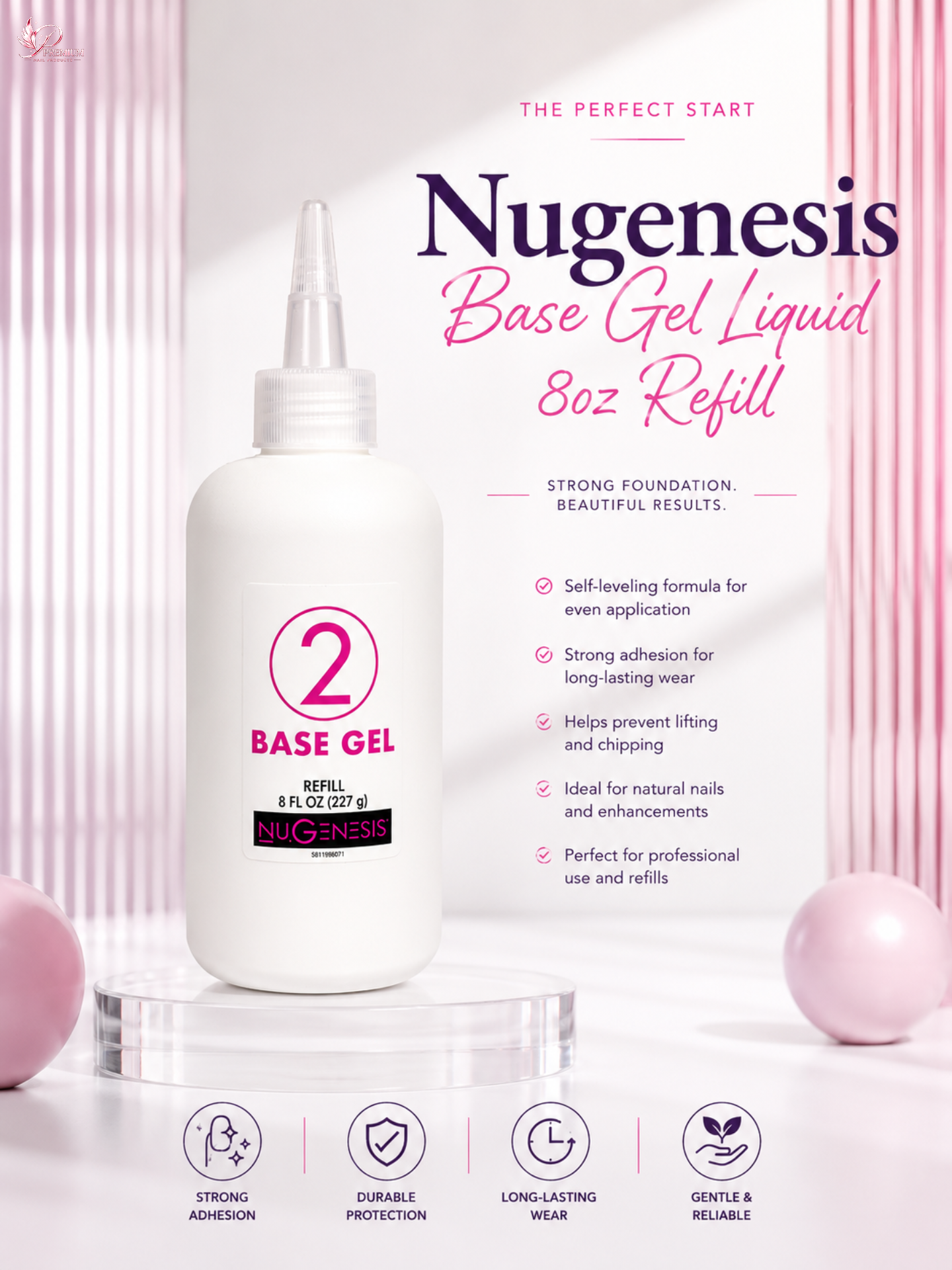Nugenesis Base Gel Liquid 8oz refill