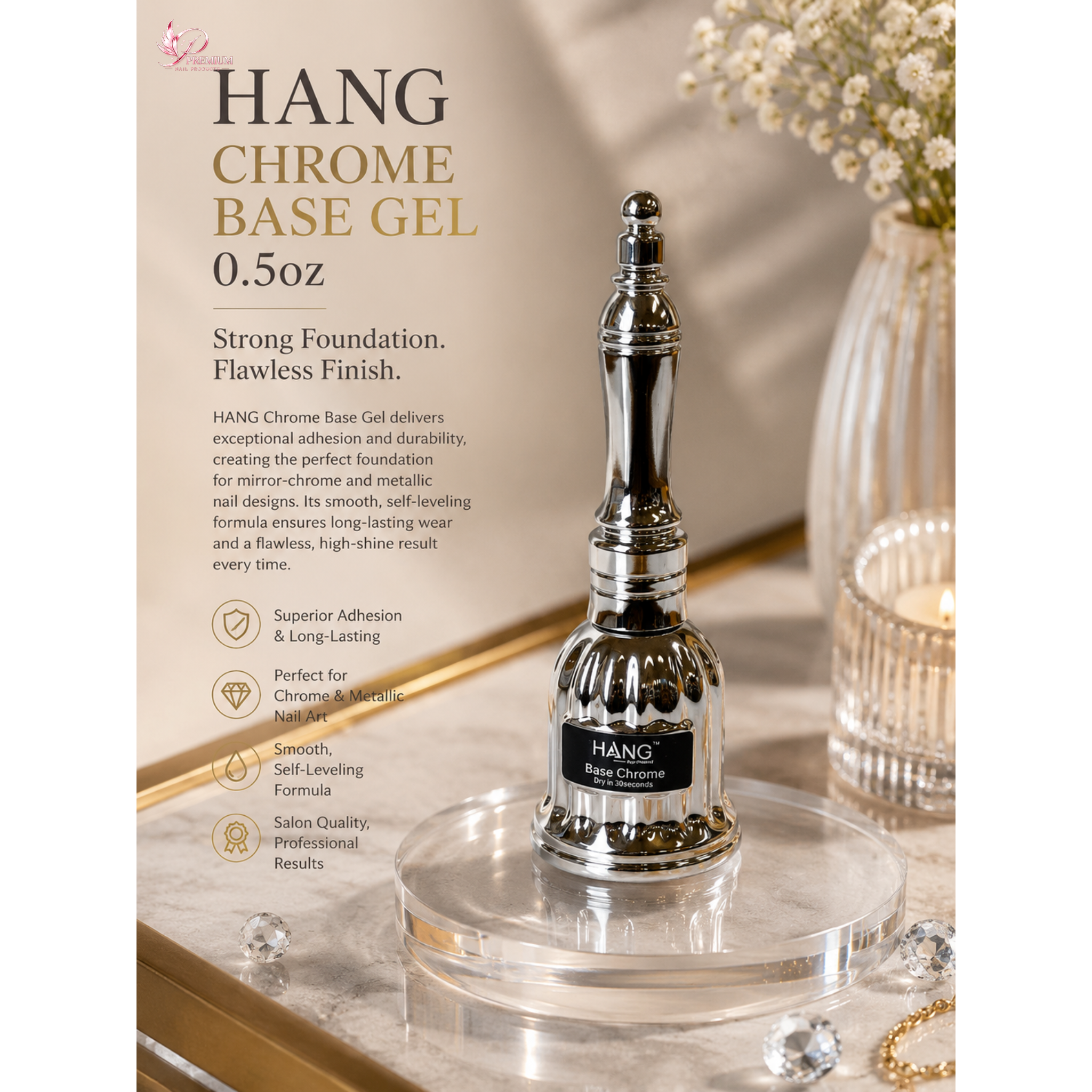 HANG Chrome Base Gel 0.5oz