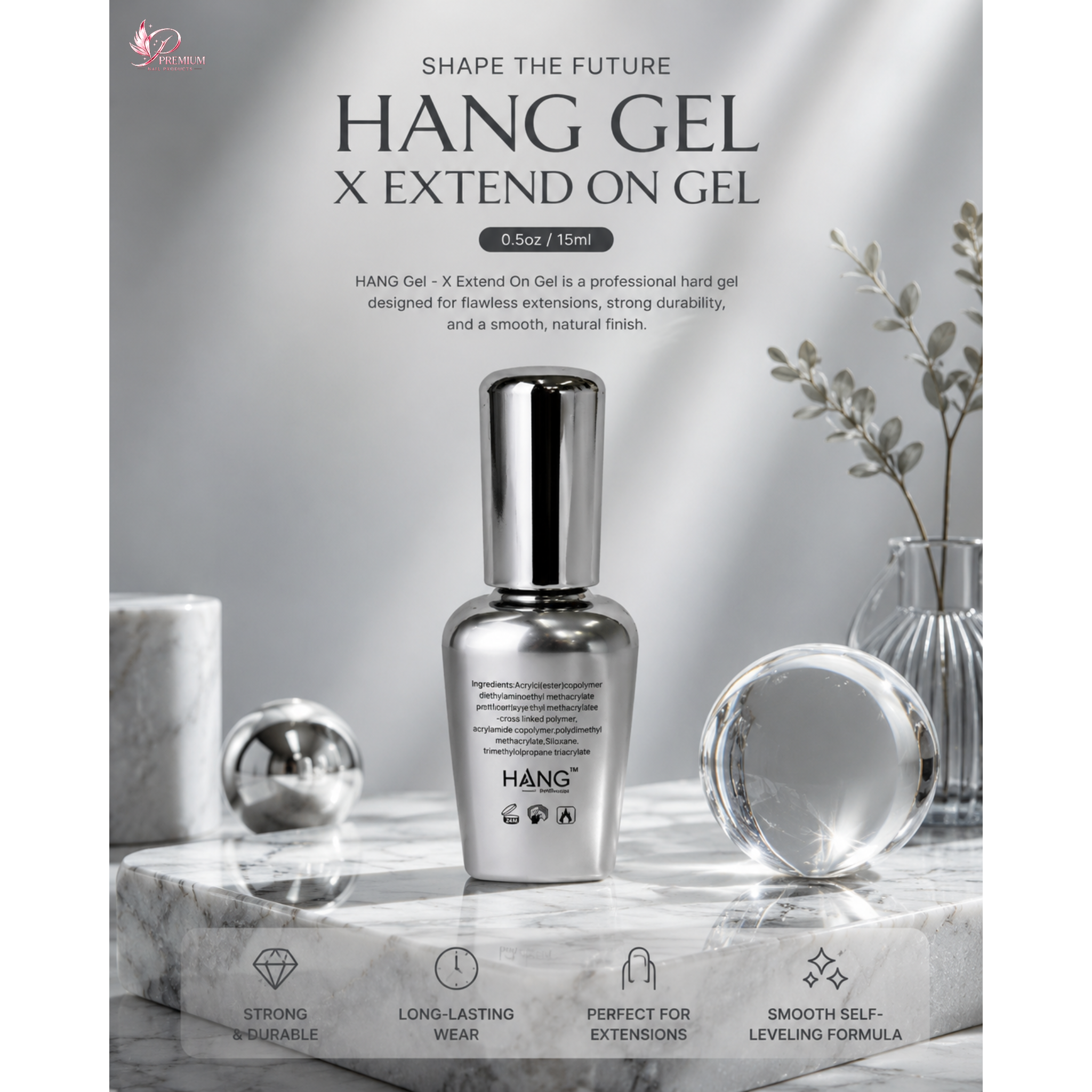 HANG Gel - X Extend On Gel 0.5oz