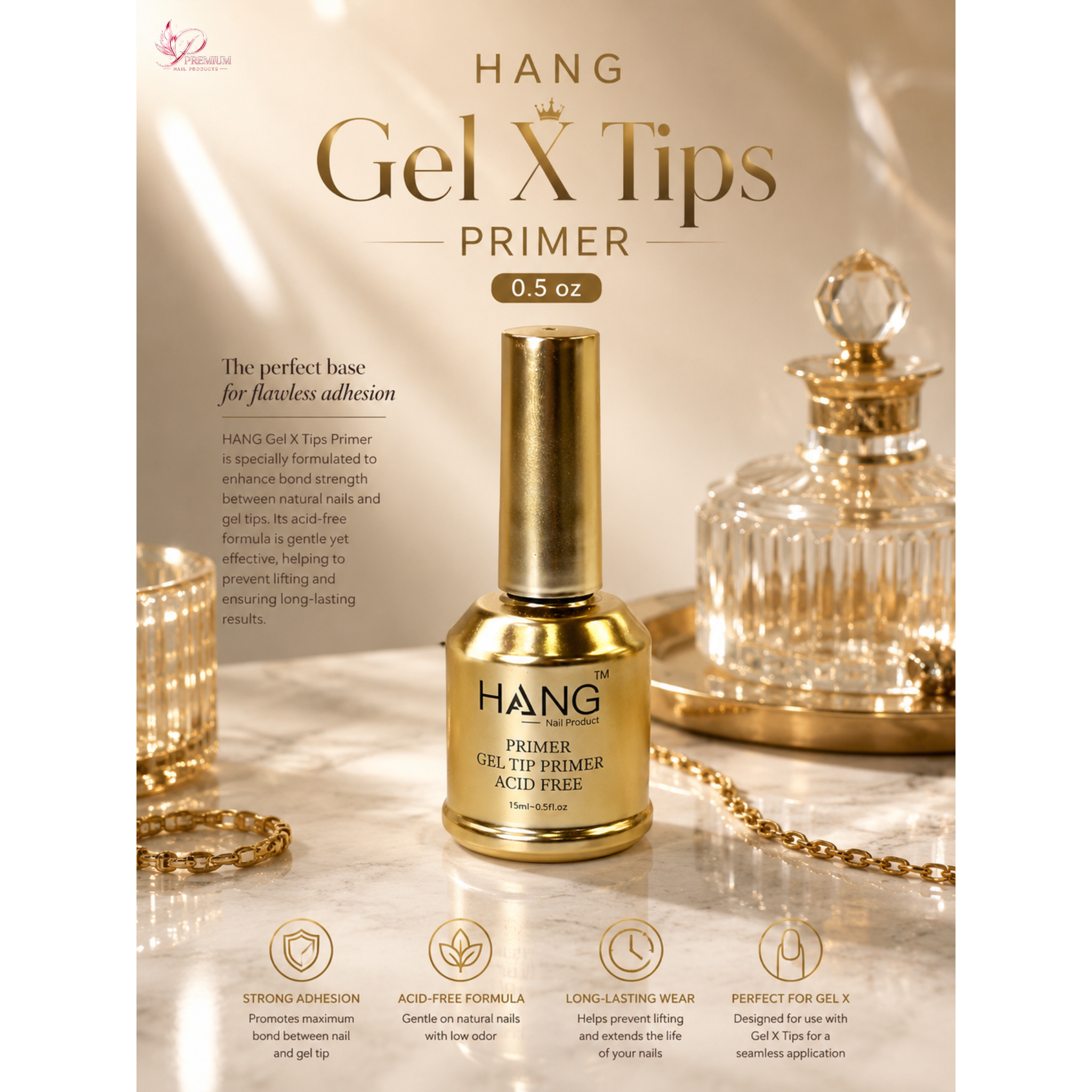 HANG Gel X Tips Primer 0.5 oz - Buy 5 Free 1