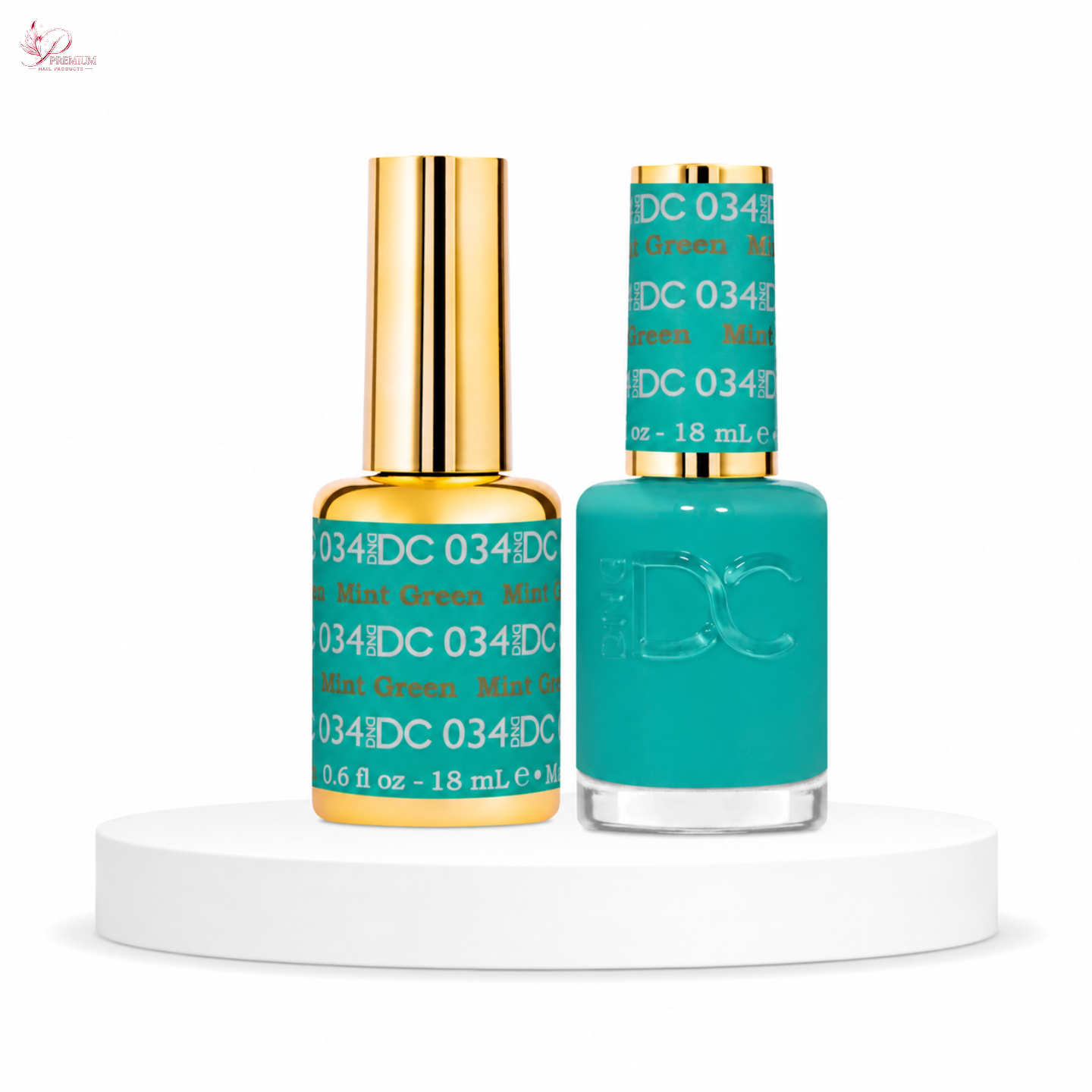 DND DC Duo Gel #034 MINT GREEN