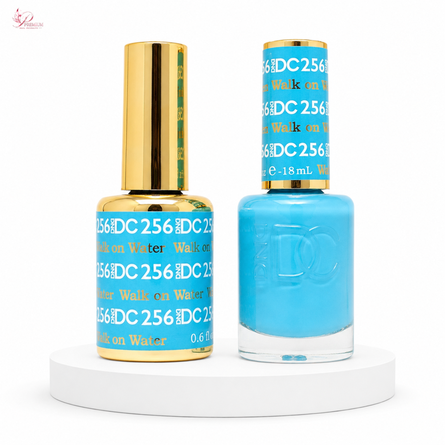 DND DC Duo Gel #256 WALK ON WATER