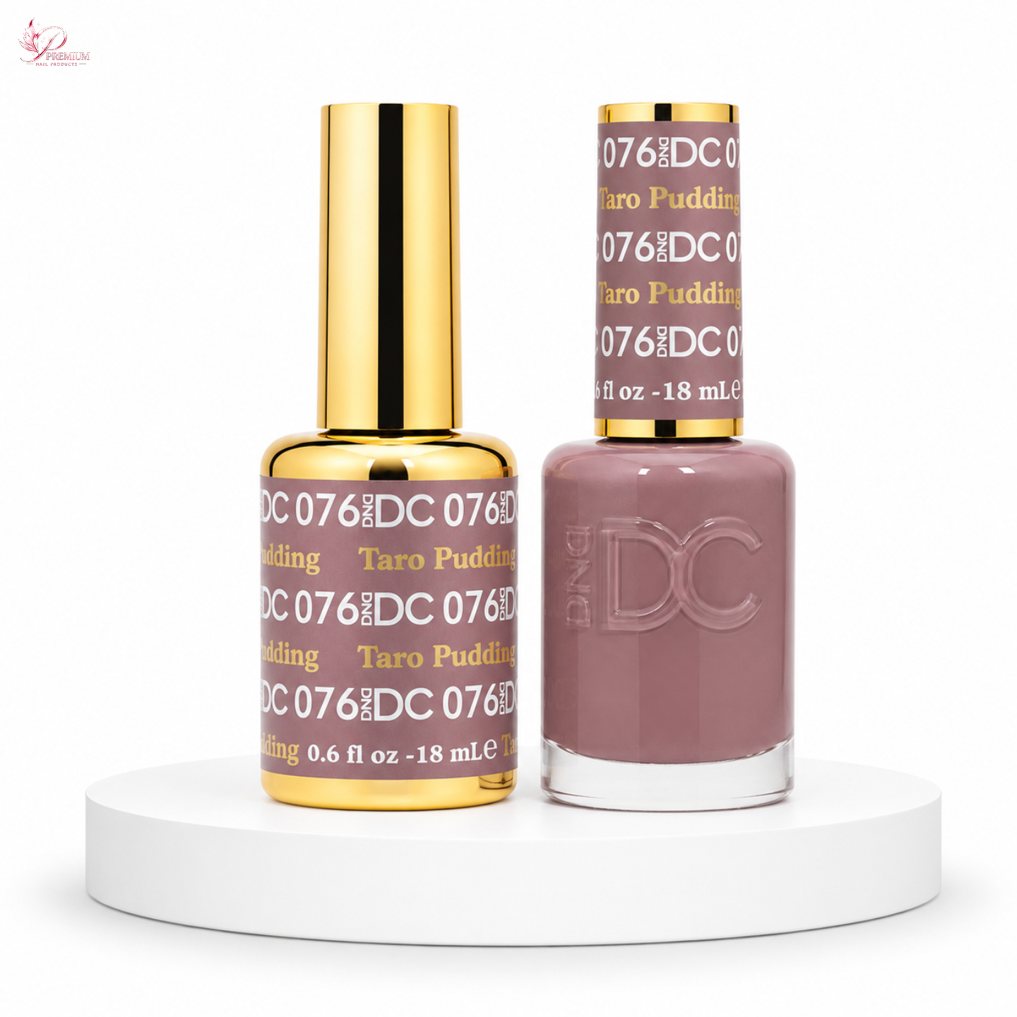 DND DC Duo Gel #076 TARO PUDDING