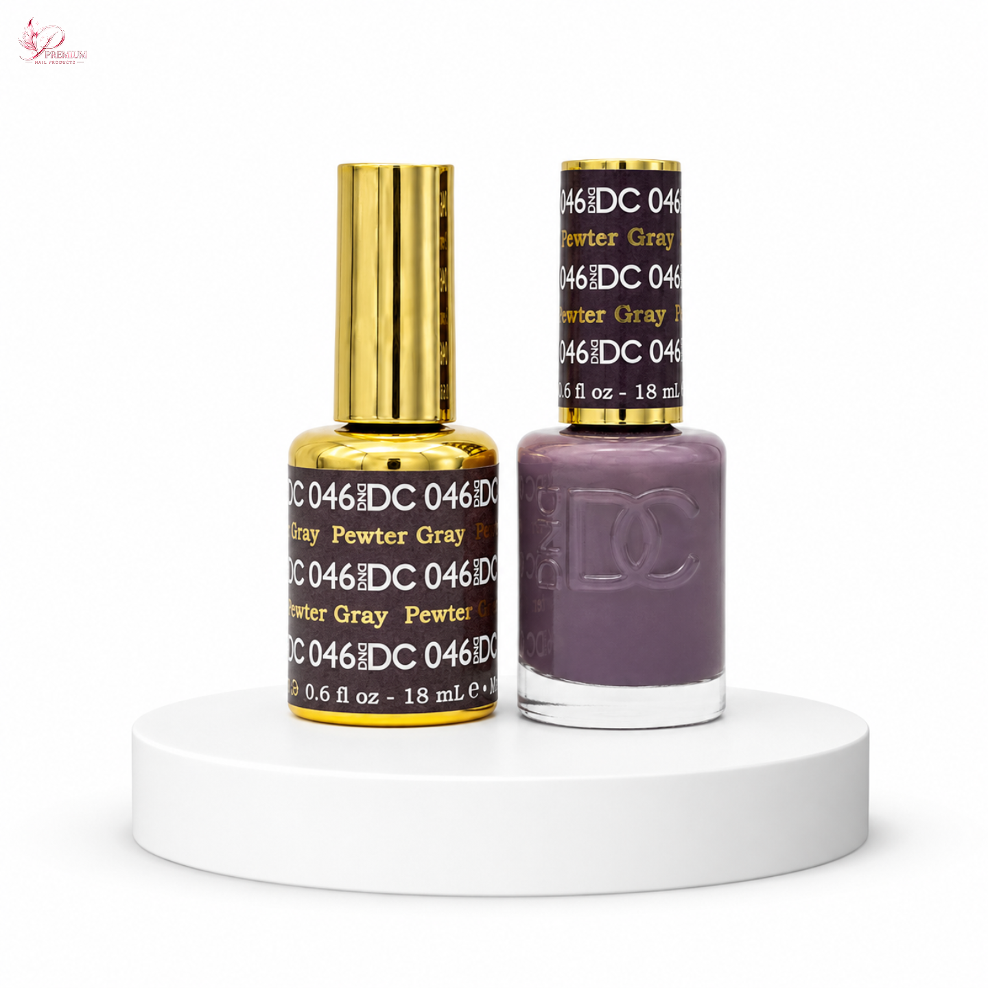 DND DC Duo Gel #046 PEWTER GRAY