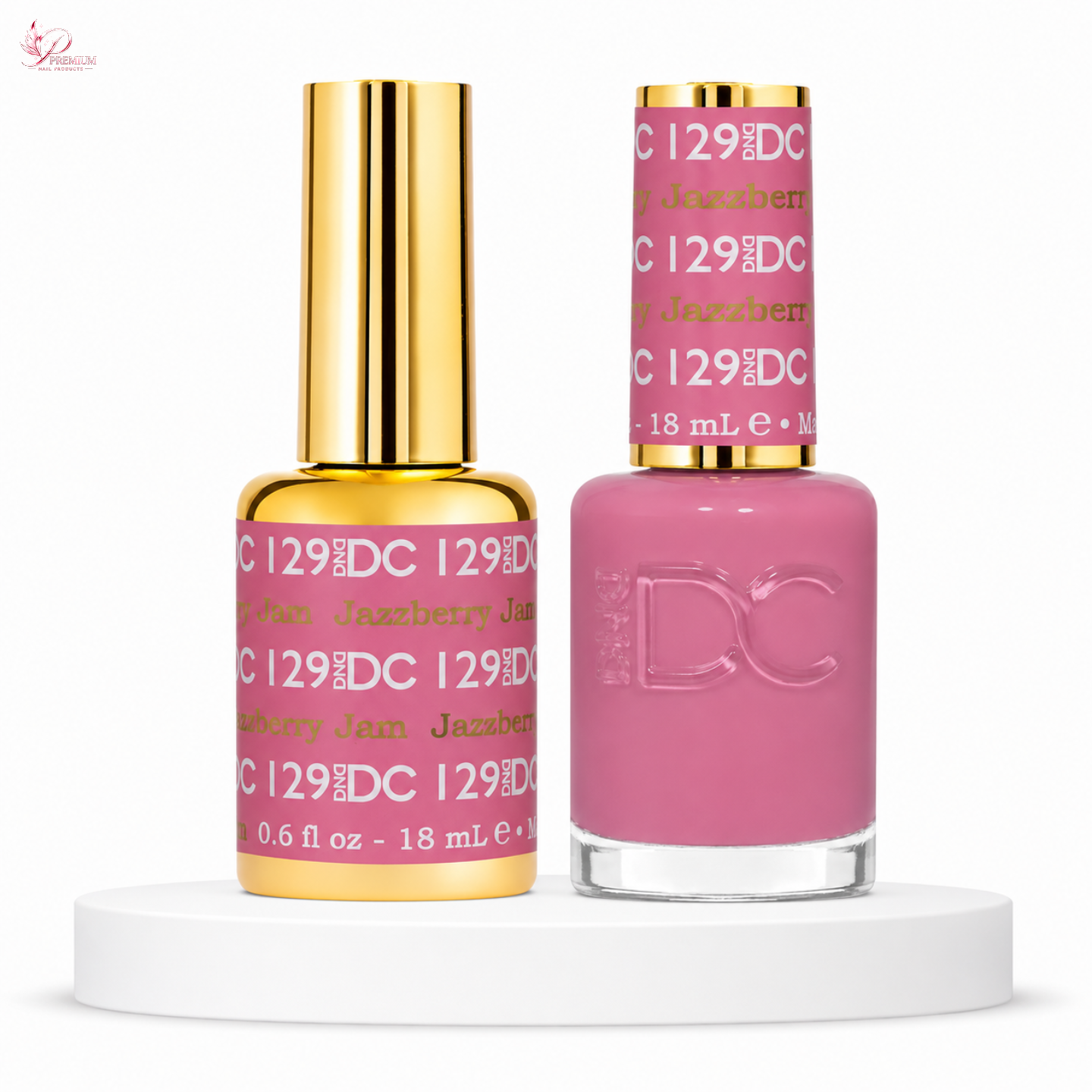 DND DC Duo Gel #129 JAZZBERRY JAM