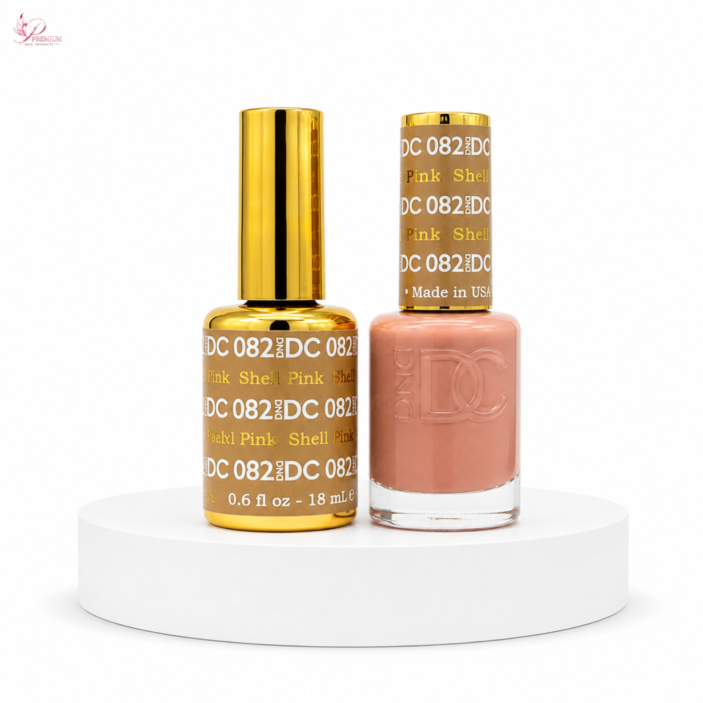 DND DC Duo Gel #082 SHELL PINK