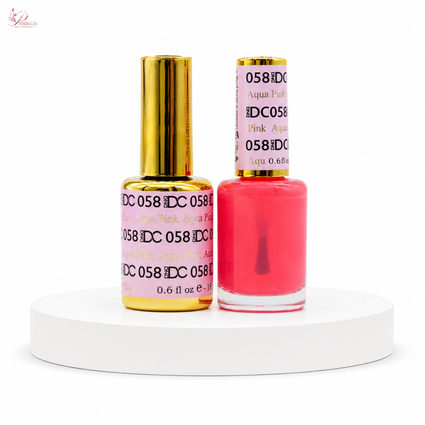 DND DC Duo Gel #058 AQUA PINK