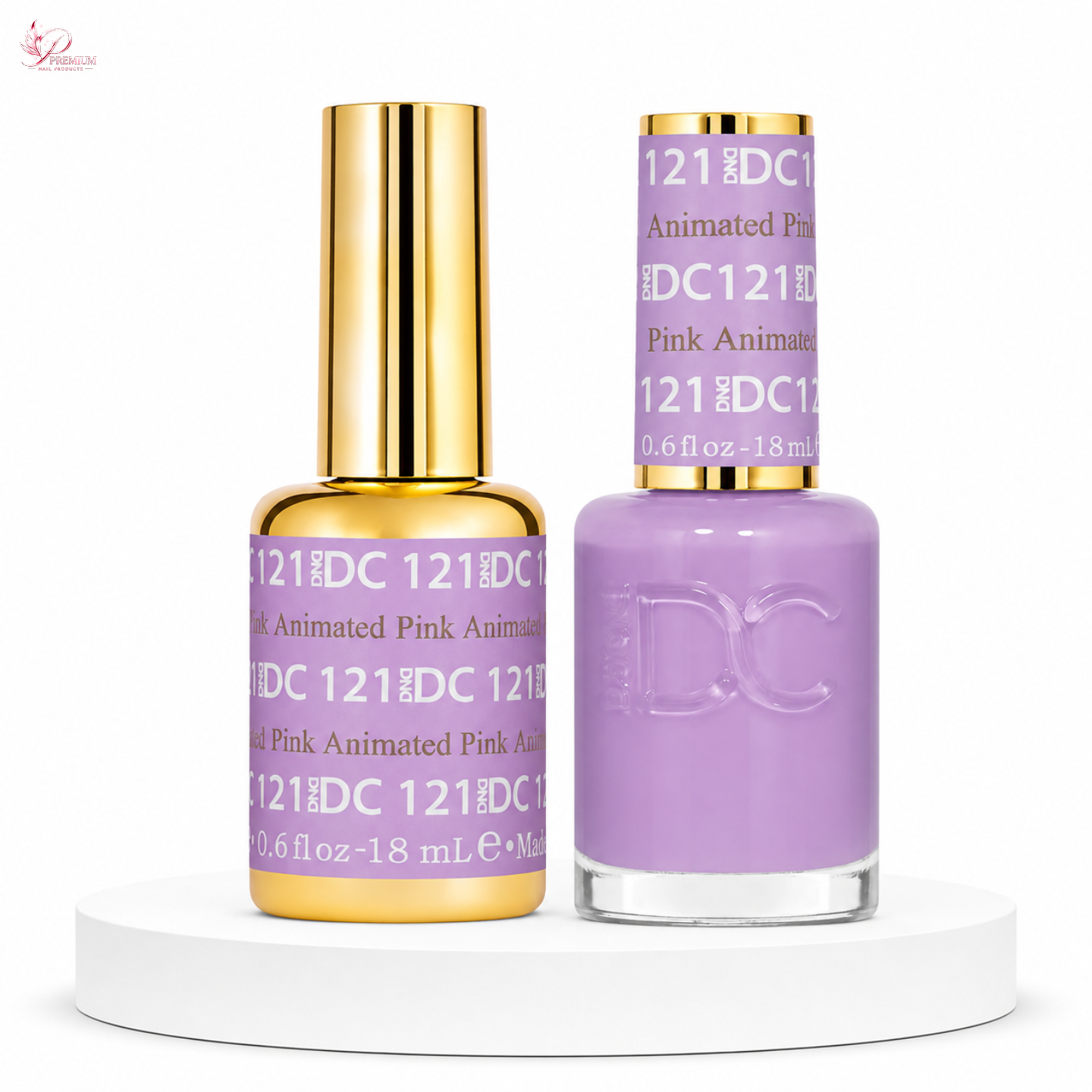 DND DC Duo Gel #121 ANIMATED PINK
